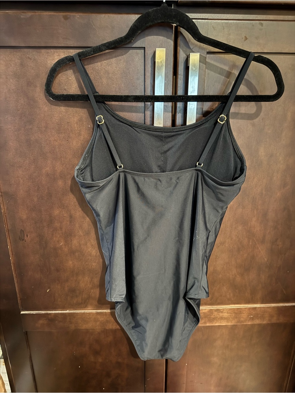 Quince Black One-Piece Swimsuit Italian Cami - Picture 4 of 6